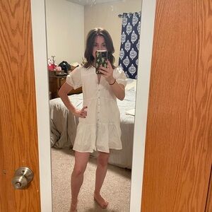 Abercrombie & Fitch White Mini Dress